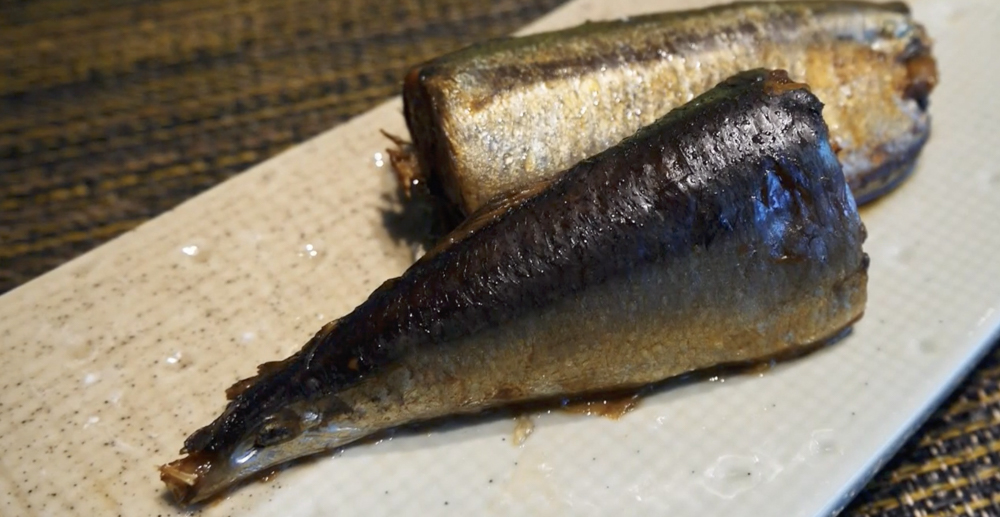 佃煮秋刀魚成品照