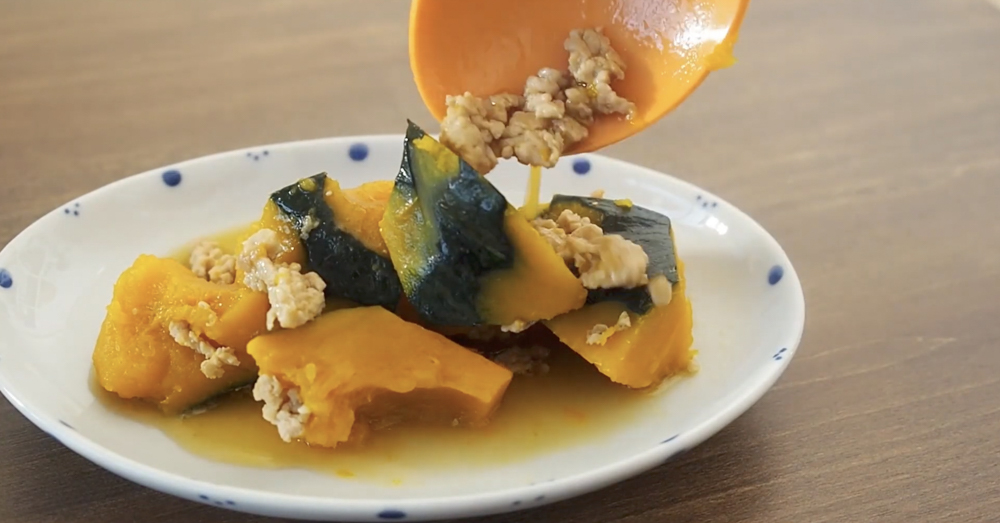 日式南瓜煮物成品照